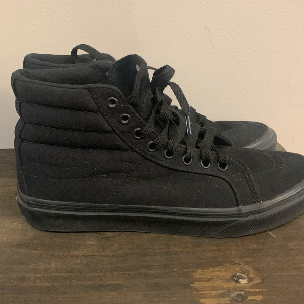 Black high top vans
